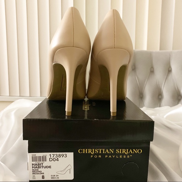 LAST1 Christian Siriano Nude Color High Heel Shoes - Picture 5 of 8